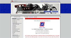 Desktop Screenshot of hanse-trike.de
